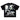 KIY STUDIOS "HAL" BLACK TEE